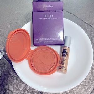 Tarte Mini Blush & liquid Mary Dew Highlighter
